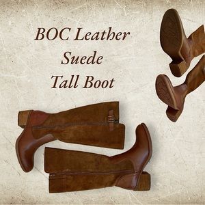 BOC Leather Suede Tall Boot